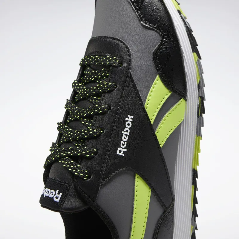 Reebok Royal Classic Jogger 3 Schoenen Core Black / Pure Grey 5 / Acid Yellow