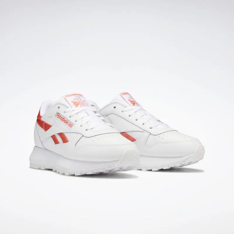 Reebok Classic Leather SP Schoenen Cloud White / Cloud White / Semi Orange Flare