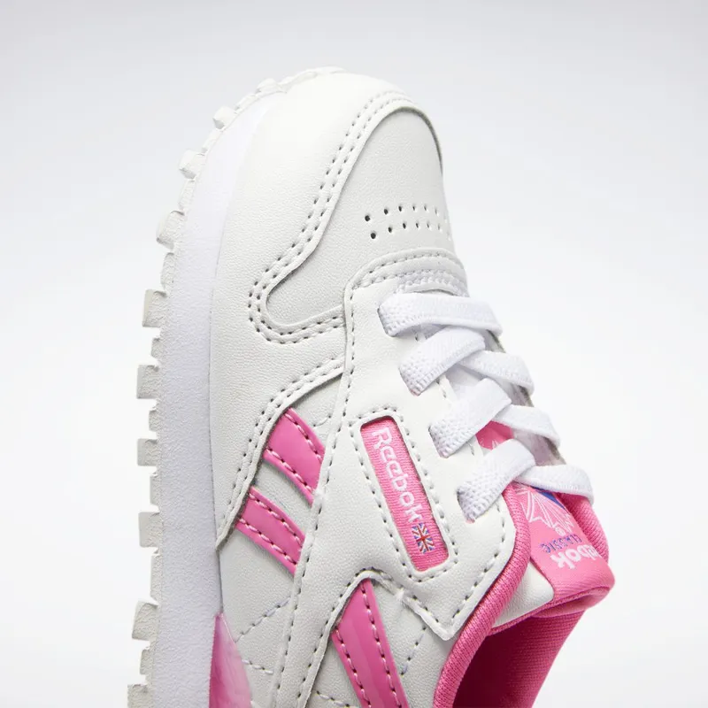 Reebok Classic Leather Step 'n' Flash Schoenen Cloud White / Cloud White / Atomic Pink