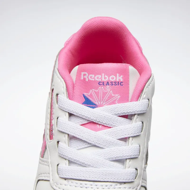 Reebok Classic Leather Step 'n' Flash Schoenen Cloud White / Cloud White / Atomic Pink