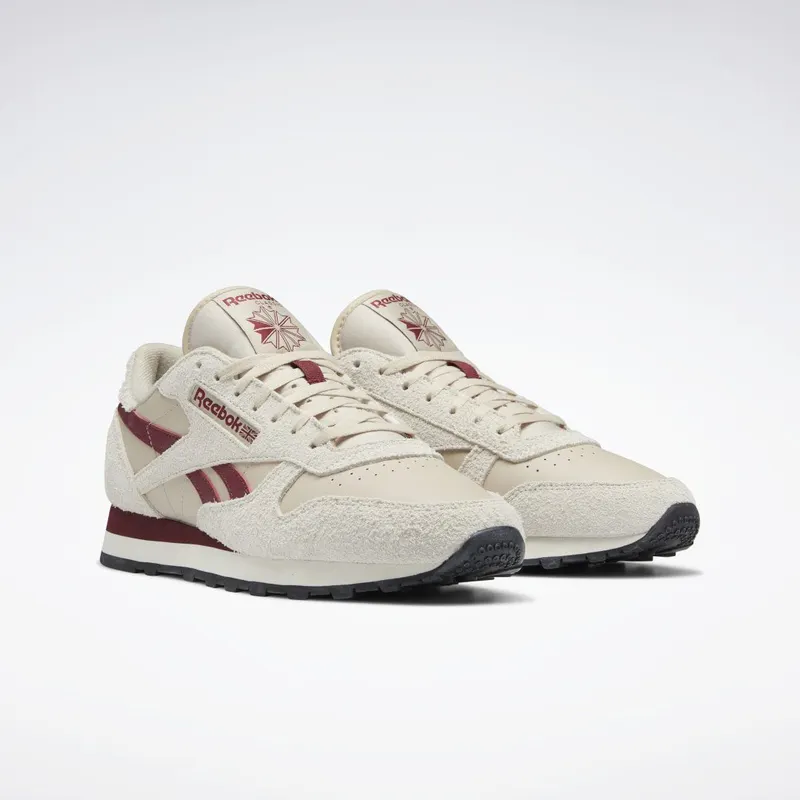 Reebok Classic Leather Schoenen Modern Beige / Alabaster / Classic Burgundy