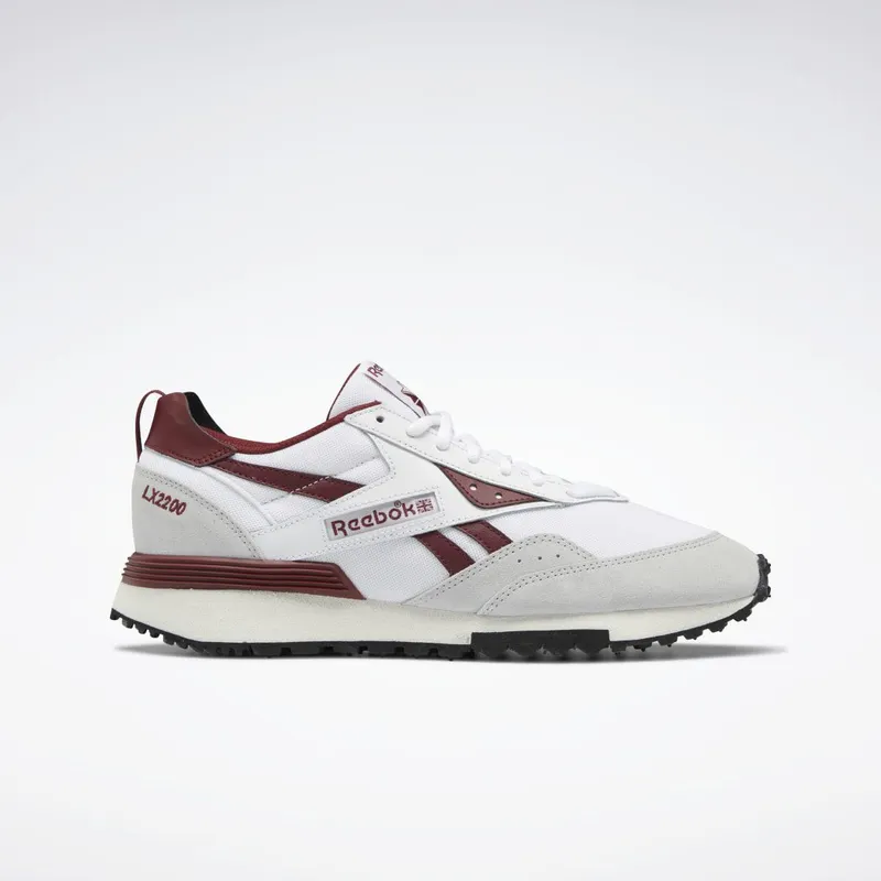 Reebok LX2200 Schoenen Cloud White / Classic Burgundy / Pure Grey 2