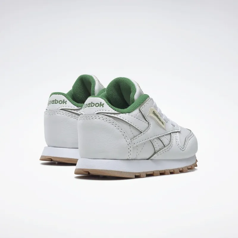 Reebok Classic Leather Schoenen Cloud White / Cloud White / Glen Green