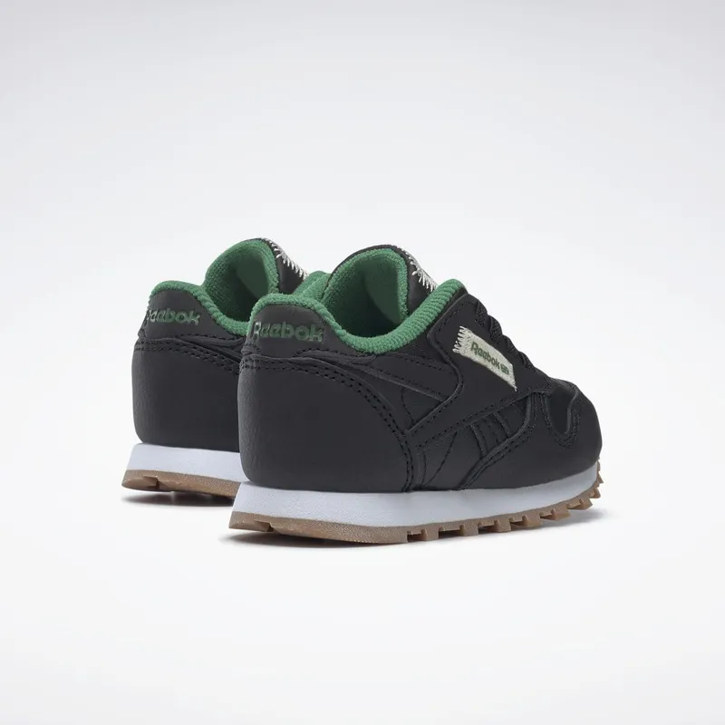 Reebok Classic Leather Schoenen Core Black / Glen Green / Cloud White