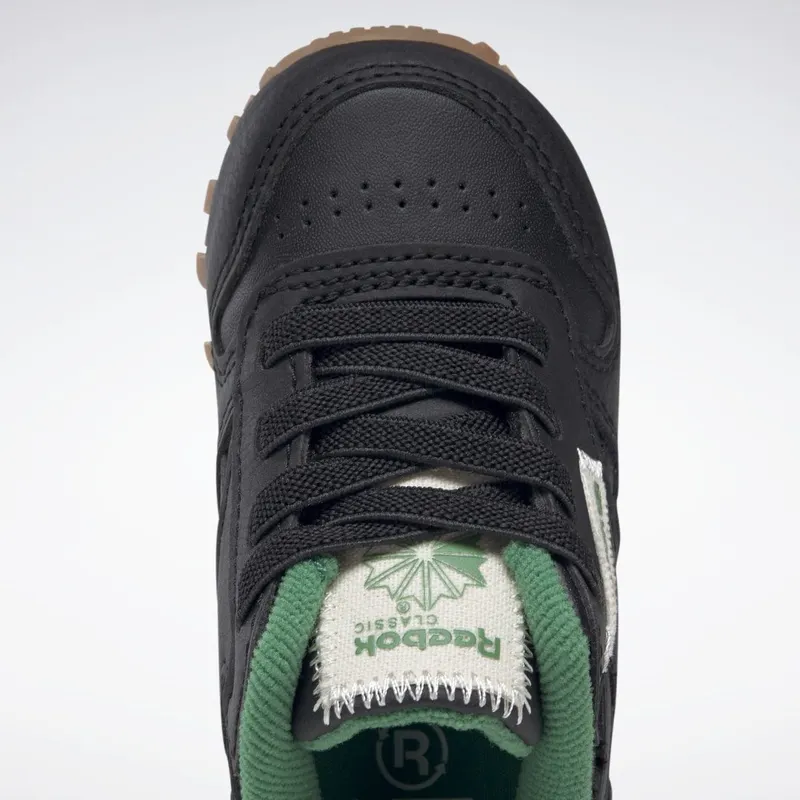 Reebok Classic Leather Schoenen Core Black / Glen Green / Cloud White