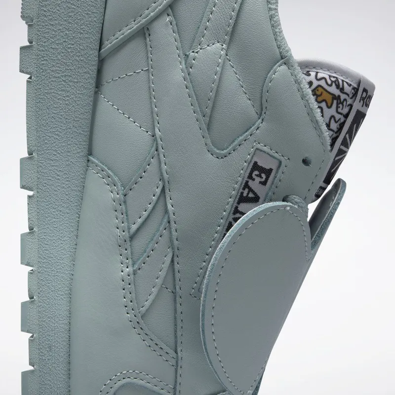 Reebok Eames Classic Leather Schoenen Seaside Grey / Seaside Grey / Core Black