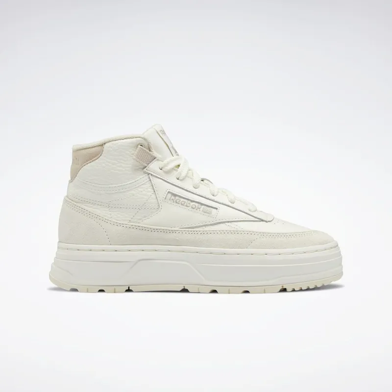 Reebok Club C Geo Mid Schoenen Chalk / Alabaster / Modern Beige