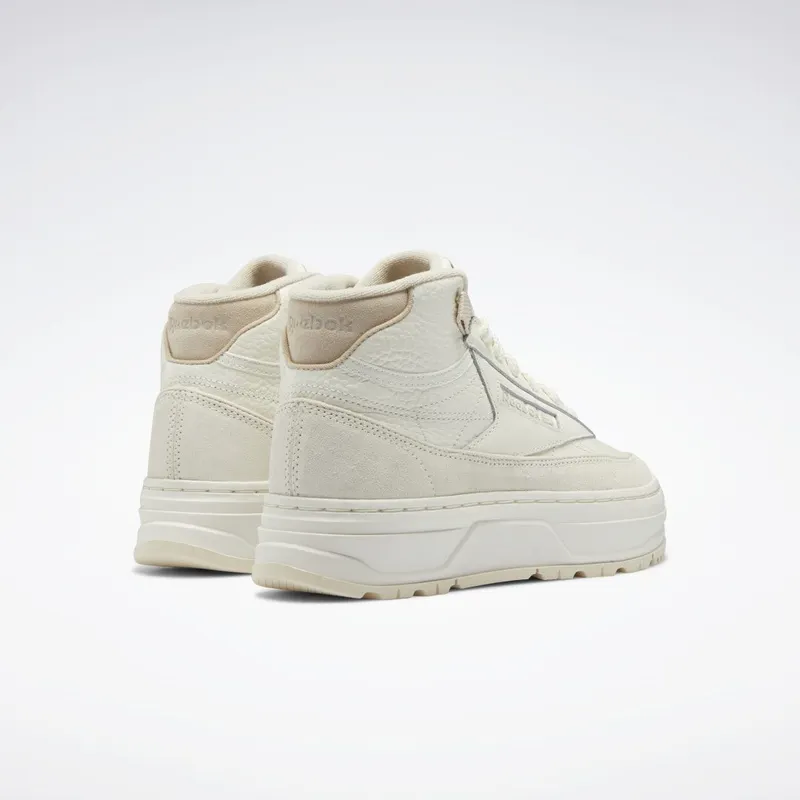 Reebok Club C Geo Mid Schoenen Chalk / Alabaster / Modern Beige