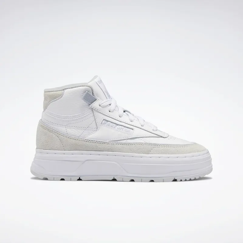 Reebok Club C Geo Mid Schoenen Cloud White / Cold Grey / Cold Grey 2