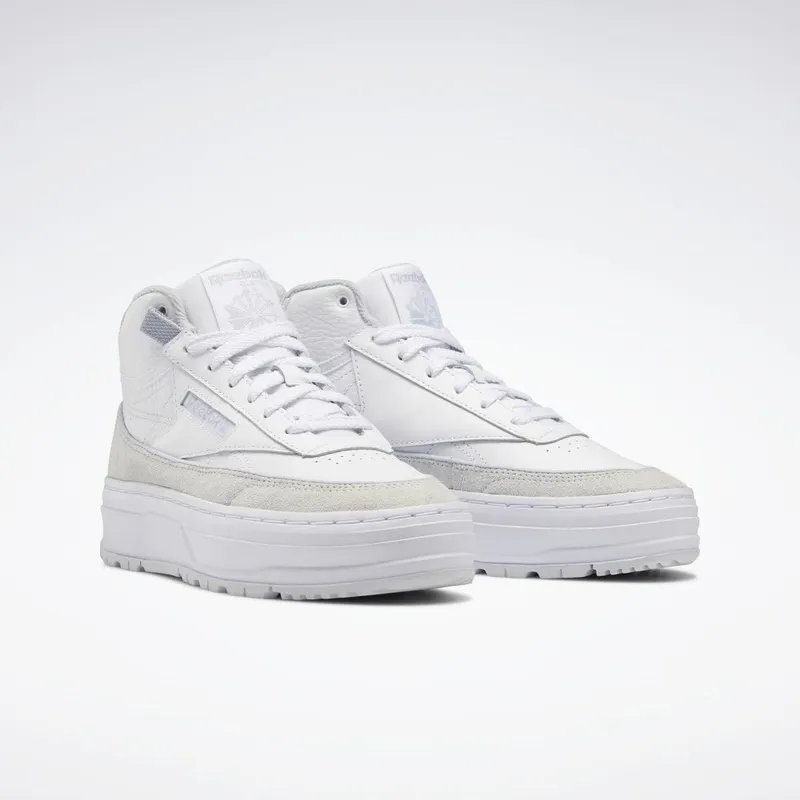 Reebok Club C Geo Mid Schoenen Cloud White / Cold Grey / Cold Grey 2