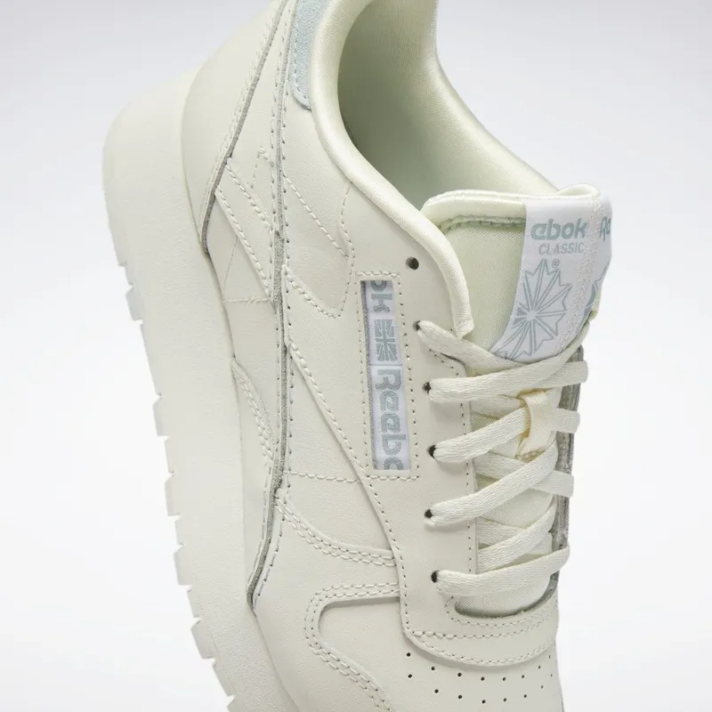 Reebok Classic Leather Make It Yours Schoenen Chalk / Chalk / Seaside Grey