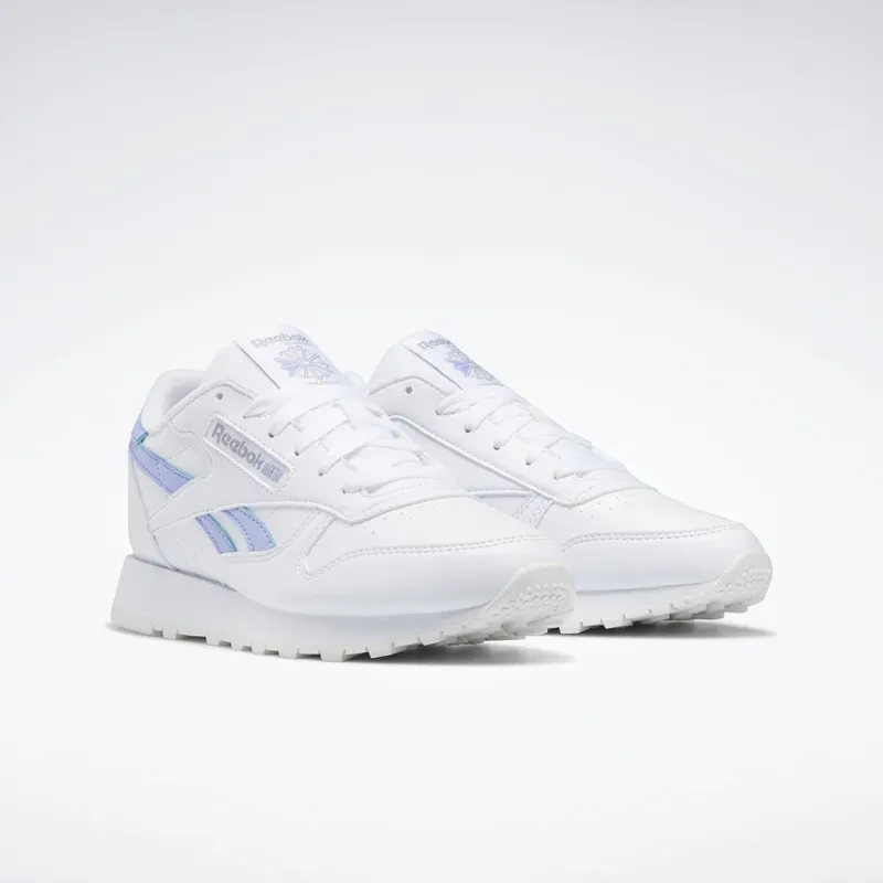 Reebok Classic Leather Schoenen Cloud White / Cloud White / Lilac Glow