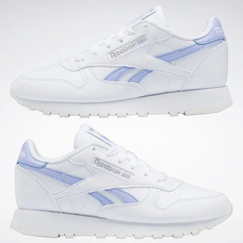 Reebok Classic Leather Schoenen Cloud White / Cloud White / Lilac Glow