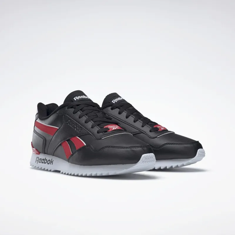 Reebok Royal Glide Ripple Clip Core Black / Vector Red / Cloud White