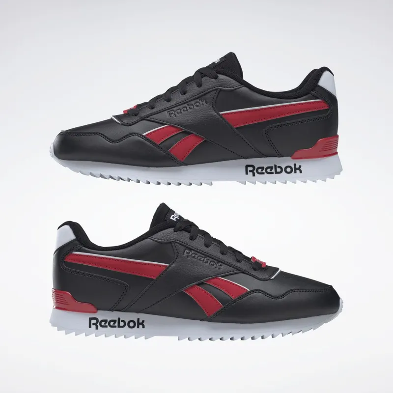 Reebok Royal Glide Ripple Clip Core Black / Vector Red / Cloud White