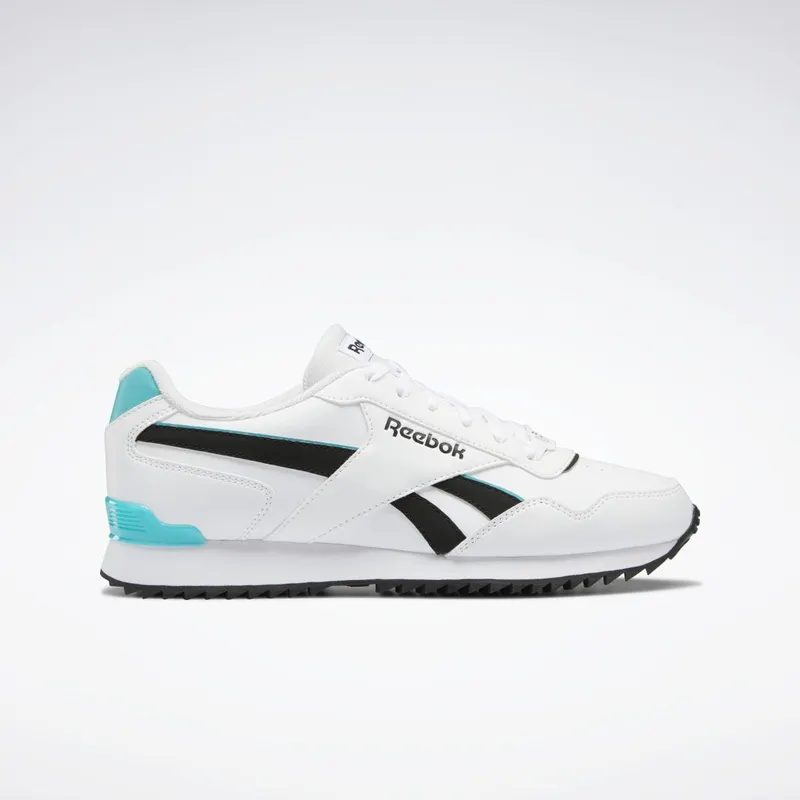 Reebok Royal Glide Ripple Clip Cloud White / Core Black / Classic Teal