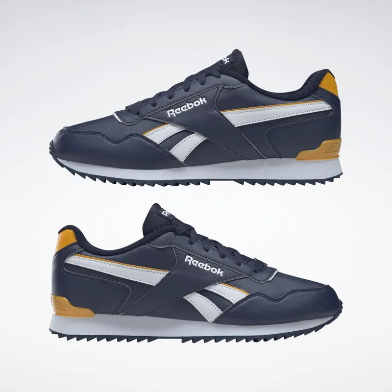 Reebok Royal Glide Ripple Clip Vector Navy / Cloud White / Collegiate Gold