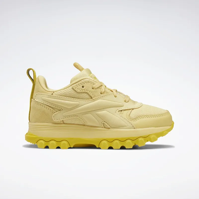 Reebok Cardi B Classic Leather V2 Schoenen Weathered Yellow / Weathered Yellow / Utility Yellow