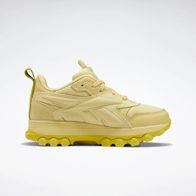 Reebok Cardi B Classic Leather V2 Schoenen Weathered Yellow / Weathered Yellow / Utility Yellow