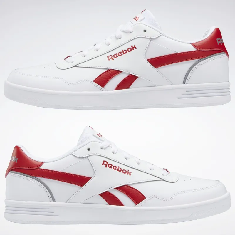 Reebok Royal Techque T Schoenen Cloud White / Flash Red / Pure Grey 4