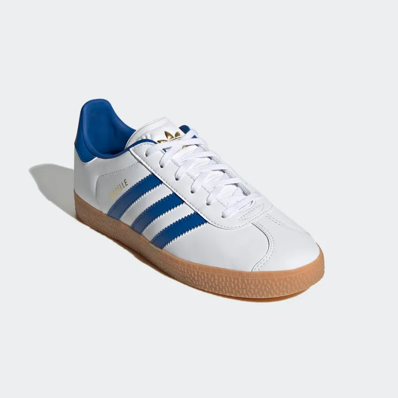 adidas Gazelle Cloud White / Blue / Gum (HP5375)