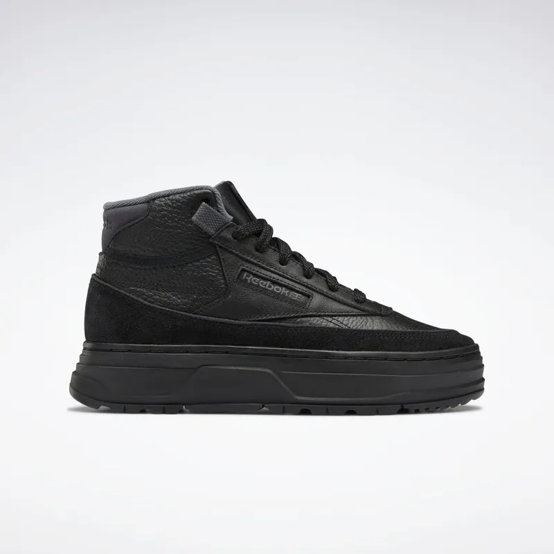 Reebok Club C Geo Mid Schoenen Core Black / Pure Grey 7 / Pure Grey 8
