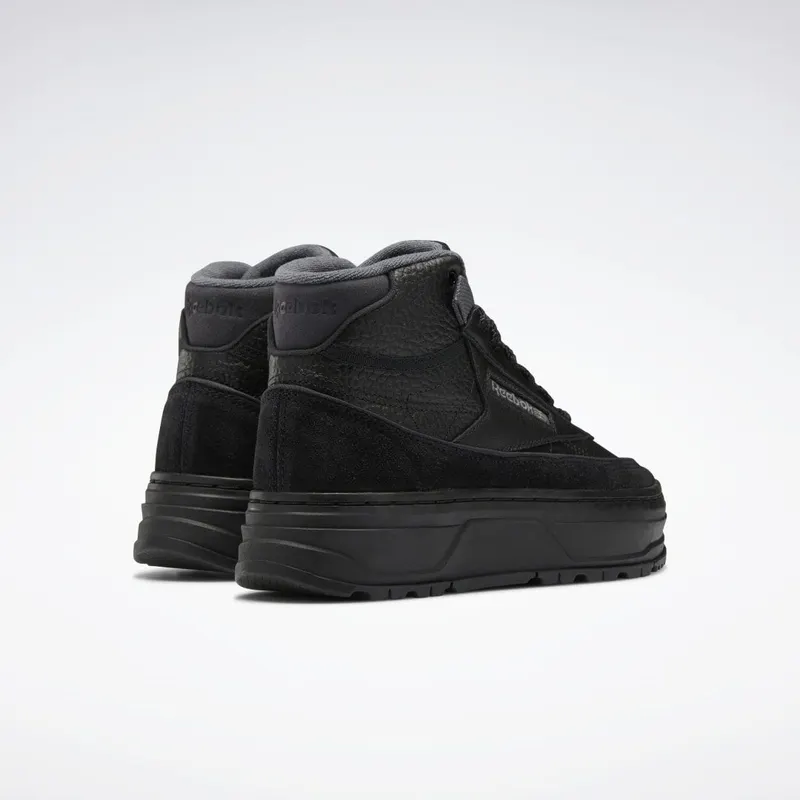 Reebok Club C Geo Mid Schoenen Core Black / Pure Grey 7 / Pure Grey 8
