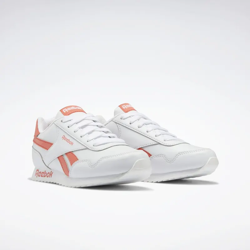 Reebok Royal Classic Jog 3 Schoenen Cloud White / Cloud White / Semi Orange Flare