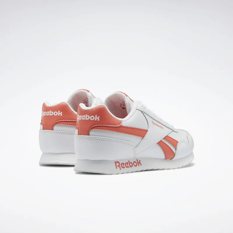 Reebok Royal Classic Jog 3 Schoenen Cloud White / Cloud White / Semi Orange Flare