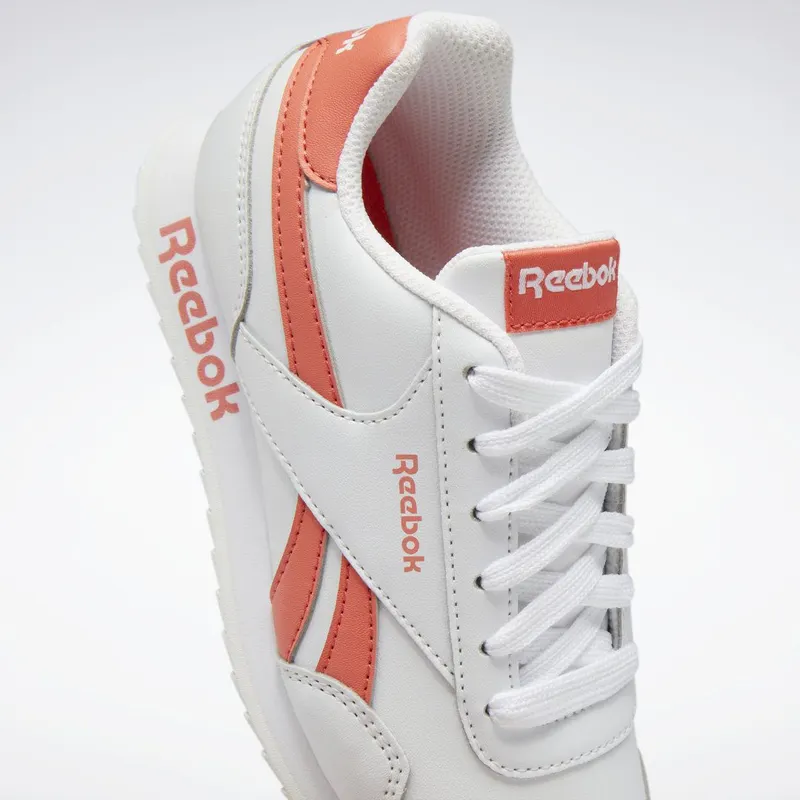 Reebok Royal Classic Jog 3 Schoenen Cloud White / Cloud White / Semi Orange Flare