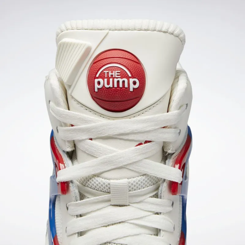 Reebok Pump Omni Zone II Schoenen Chalk / Vector Blue / Vector Red