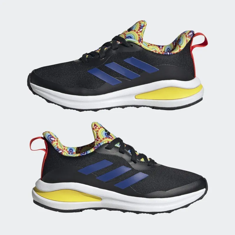adidas FortaRun Sport Running Veterschoenen Core Black / Royal Blue / Impact Yellow (HR1443)