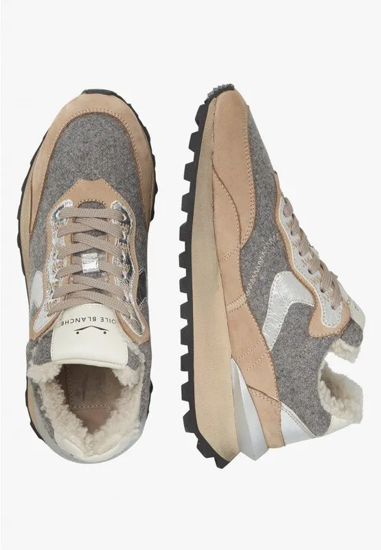 Voile Blanche Qwark Hype Fur Woman Beige-grey (2016997011E09)