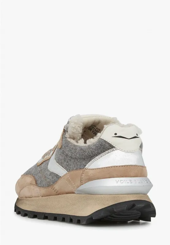 Voile Blanche Qwark Hype Fur Woman Beige-grey (2016997011E09)