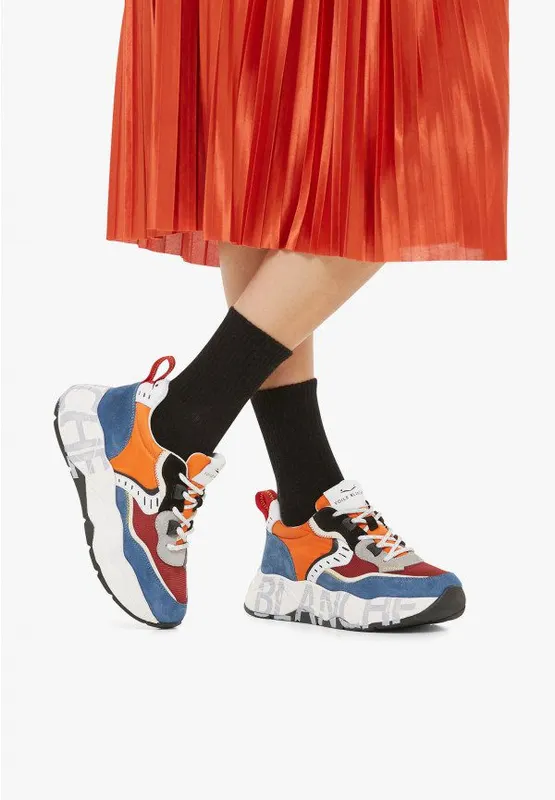 Voile Blanche Club105. Light Blue-red-orange (2017004022C75)