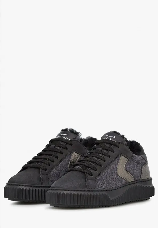 Voile Blanche Lipari Fur Black-charcoal Grey (2017113011A01)