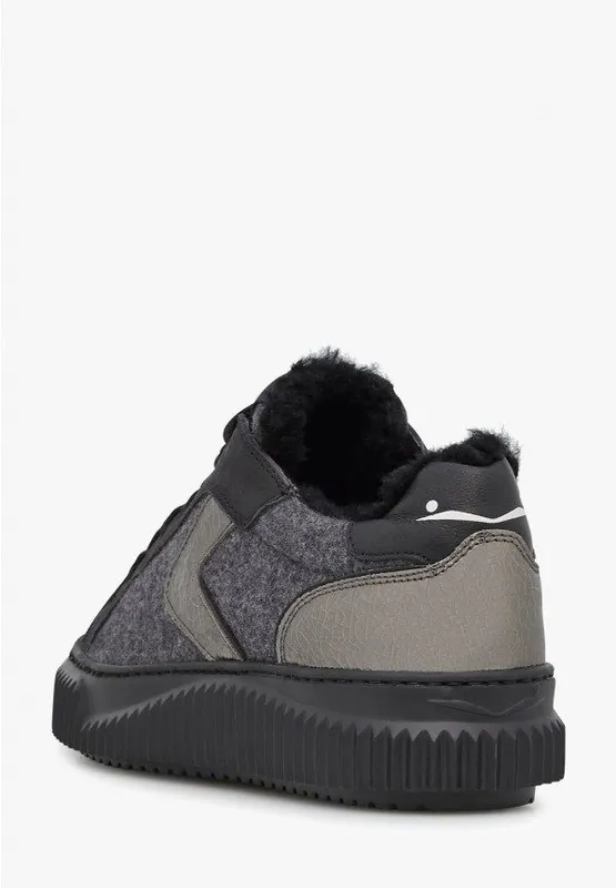 Voile Blanche Lipari Fur Black-charcoal Grey (2017113011A01)