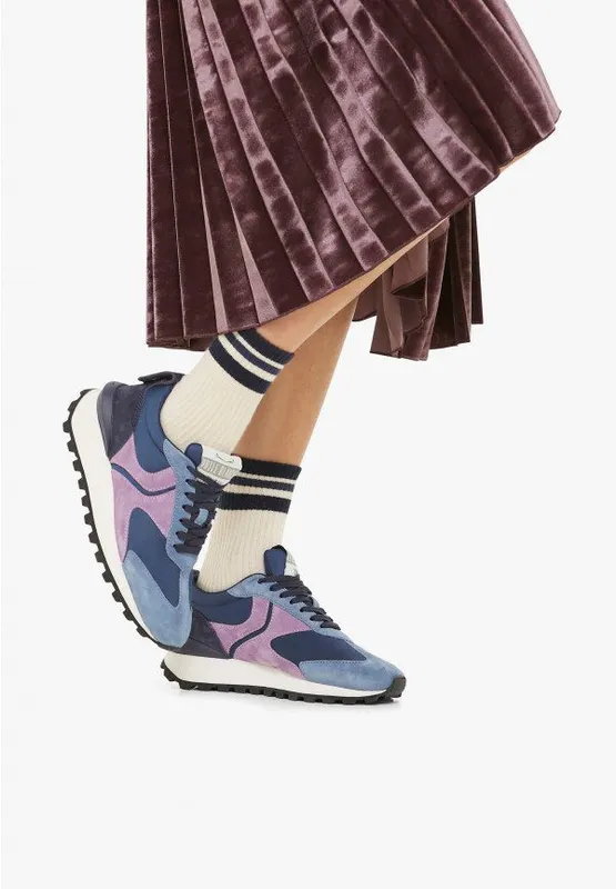 Voile Blanche Qwark Woman Light Blue-navy Blue-lilac (2017161061C74)