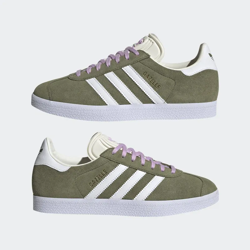 adidas Gazelle Focus Olive / Cloud White / Off White (GX2055)