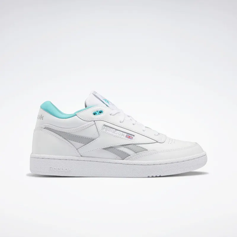 Reebok Club C Mid II Revenge Schoenen Cloud White / Classic Teal / Pure Grey 3