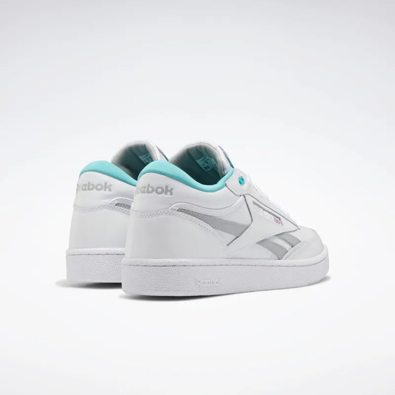 Reebok Club C Mid II Revenge Schoenen Cloud White / Classic Teal / Pure Grey 3