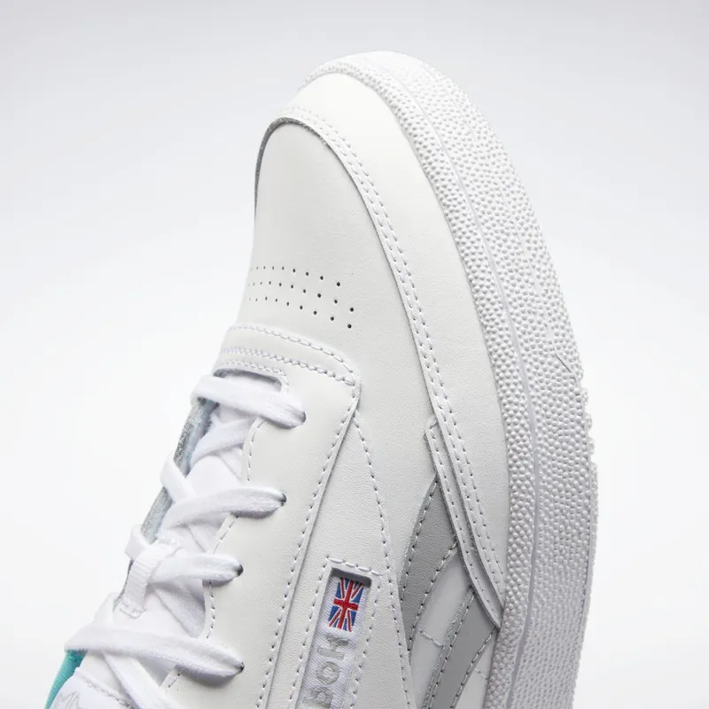 Reebok Club C Mid II Revenge Schoenen Cloud White / Classic Teal / Pure Grey 3