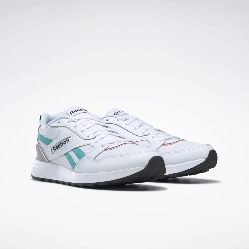 Reebok GL1000 Schoenen Cloud White / Classic Teal / Orange Flare