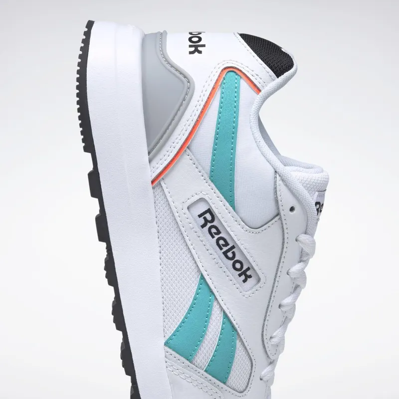 Reebok GL1000 Schoenen Cloud White / Classic Teal / Orange Flare