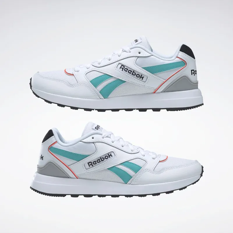 Reebok GL1000 Schoenen Cloud White / Classic Teal / Orange Flare