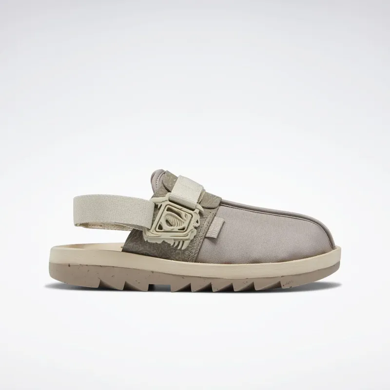 Reebok Jurassic World Beatnik Slippers Boulder Grey / Parchment / Oatmeal