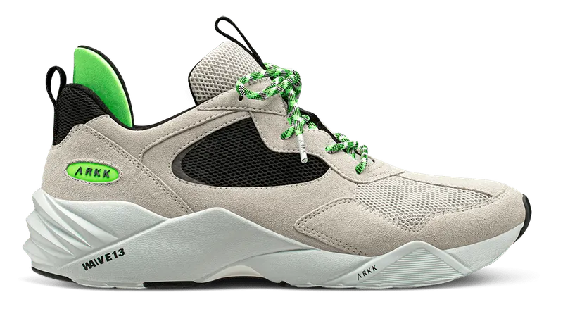 Arkk Kanetyk Suede 2.0 W13 Soft Grey Vivid Green (CR3806-0005-M)