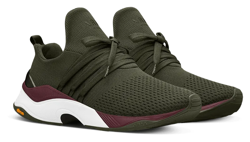 Arkk Raven FG PET Vulkn Vibram Dark Army Tawny Port (CO1444-0283-M)