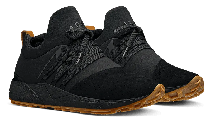 Arkk Raven Nubuck S-E15 Vibram Black Brown Gum (CR1408-0099-M)