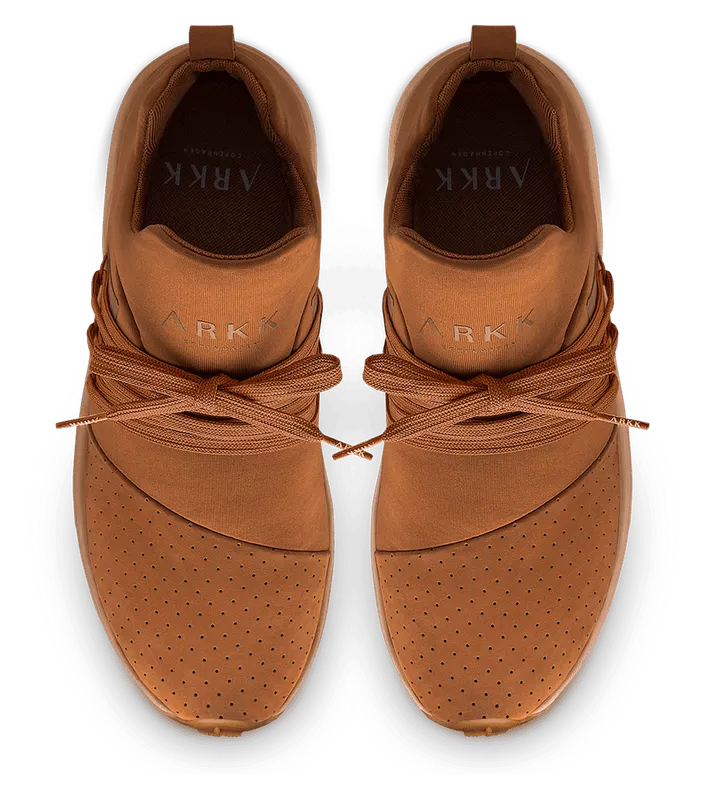 Arkk Raven Nubuck S-E15 Vibram Caramel Cafe Brown Gum (CR1416-0354-M)